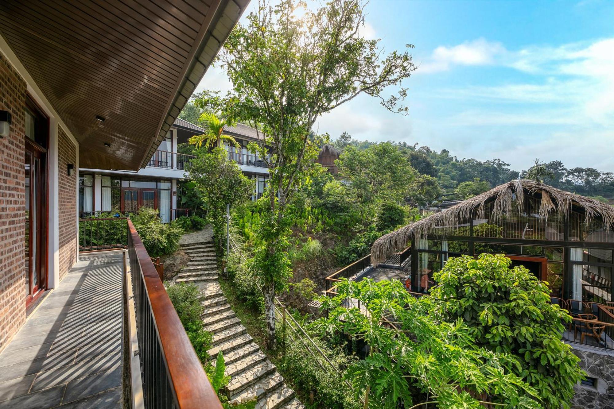 Отель Pu Luong Bocbandi Retreat Экстерьер фото